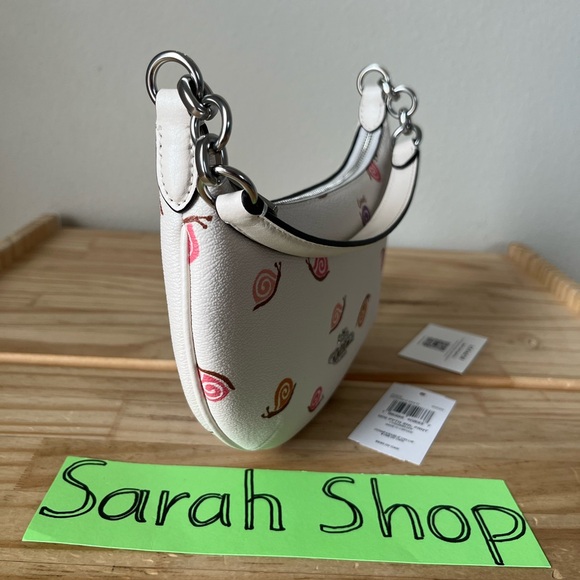 ✅Coach Mini Payton Hobo With Snail Print - Picture 3 of 13